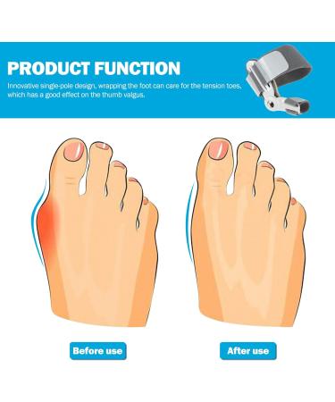 DOITOOL Thumb Brace Support Separators - Orthopedic Correctors for Hallux Valgus - Toe Spacers for Overlapping Toes - Grey Thumb Splint 14x9cm - Buy Online on GoSupps.com