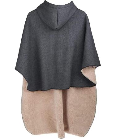 Wheelchair Blankets for Adults Wheelchair Blanket Lightweight Wheelchair Shawl Blanket Shoulder Warm Cape Shoulder Blanket Wheelchair Coat for Women Lady Light Grey 112*116cm - Buy Online on GoSupps.com