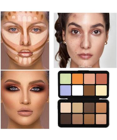 16 Colors Concealer Makeup Palette - Professional Full Coverage Makeup Palette - Contouring Foundation - Correcting and Concealing Blemishes Redness - Buy Online on GoSupps.com