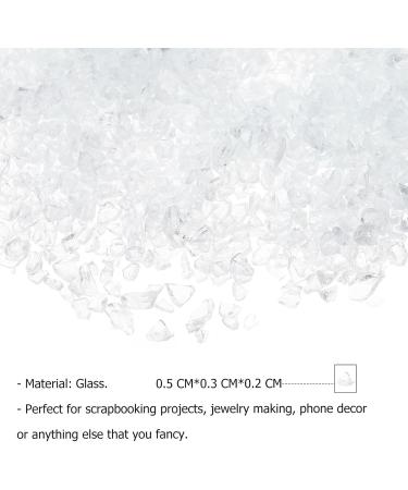 NUOBESTY Breloques pour Nail Art Verre Concass 200 G Irr gulier Transparent Remplissage poxy DIY Accessoires Manucure Loisirs Cr atifs - Buy Online on GoSupps.com