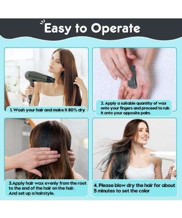Hair Color Chalk for Kids - Washable Temp Hair Dye for Teens | DIY Hairstyles for Parties & Holidays - Buy Online on GoSupps.com