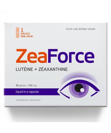 ZeaForce Healthy eyes with a daily capsule. Concentrated formula. Liquid formula for complete absorption and fast action laboratory tested - Buy Online on GoSupps.com