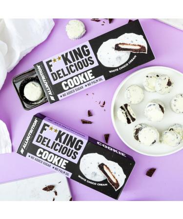 Allnutrition Fitking Delicious Cookie White Choco Cream - 128g - Buy Online on GoSupps.com