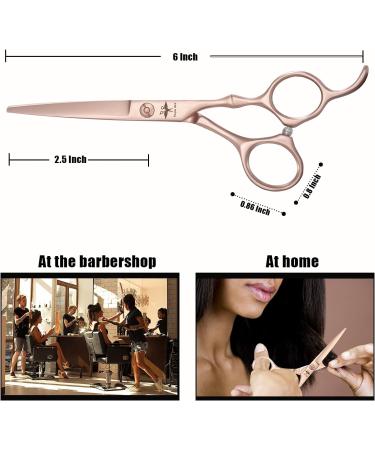 Professional 6-Inch Hairdresser Scissors - Japanese 440C Stainless Steel Cutting Scissors for Men Women & Children - Buy Online on GoSupps.com