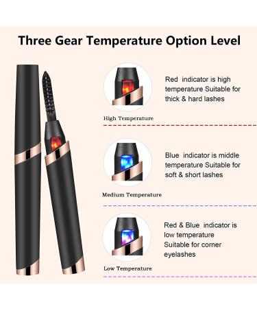 Harusi Heated Eyelash Curler - USB Rechargeable Electric Curler with Intelligent Temperature Control for Quick, Long-Lasting Results - Buy Online on GoSupps.com