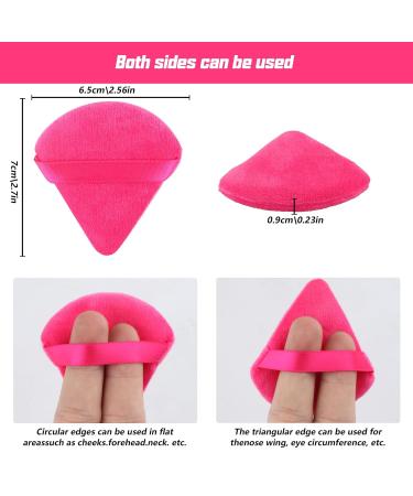 20 STK Triangle Makeup Powder Puff & Sponges - Wet/Dry Cosmetic Pads for Loose Powder & Primer - Buy Online on GoSupps.com