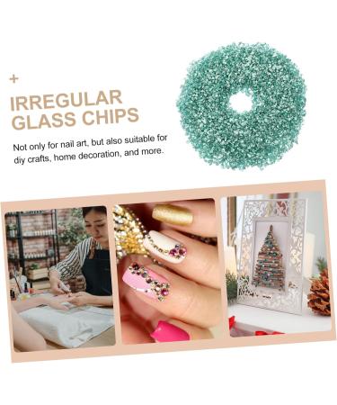 FRCOLOR 1 Nail Gravel Accessories for Lithops Nail Accessories Irregular Nail Charms Diamond Drawing Charms Crushed Decor for Nail Art Nail Art Supplies Nail Art Decors Glass 20.00X12.00X2.00CM Green - Buy Online on GoSupps.com