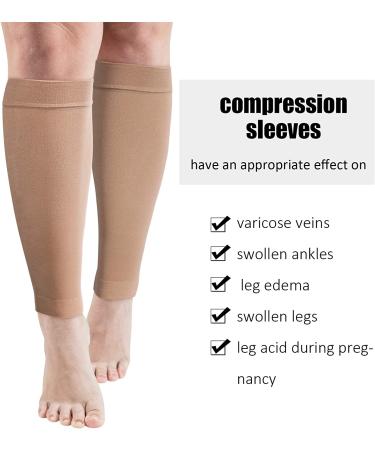3 Pairs 20 XXXL Wide Plus Size Calf Compression Socks | 20-30 mmHg | Circulation Support for Long Legs | Women Men - Buy Online on GoSupps.com