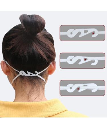 100 Pieces Adjustable Mask Hooks - Non-Slip Ear Holder Extensions for Comfort | International Shipping - Buy Online on GoSupps.com