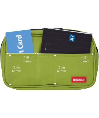 LIHITLAB Zipper Pen Case - Black, 7.9 x 2.0 x 4.7 Inches (A7551-24) - Buy Online on GoSupps.com