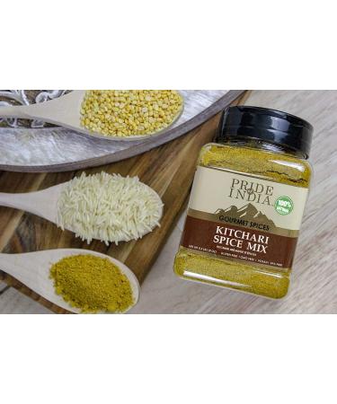 Pride of India Kitchari Spice Seasoning | Authentic Indian Spices for Health Cleanse & Diet | Easy to Use | 8 oz Medium Dual Sifter Jar - Buy Online on GoSupps.com