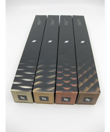 NESPRESSO BARISTA CREATIONS ORIGINAL XXL - 4 bars = 40 capsules : Vanilla, Chocolate, Caramel, Hazelnut