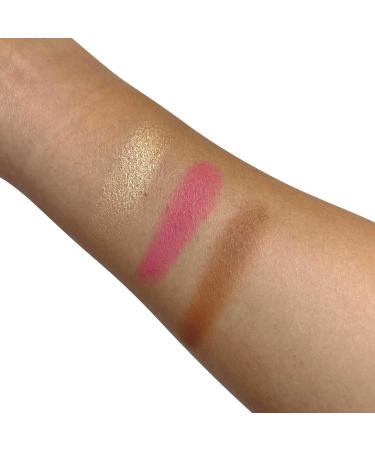 Glow & Grace Pro Cheek Palette (Pop) - Top-Rated Blush & Highlight Palette for Radiant Skin | International Shipping Available - Buy Online on GoSupps.com