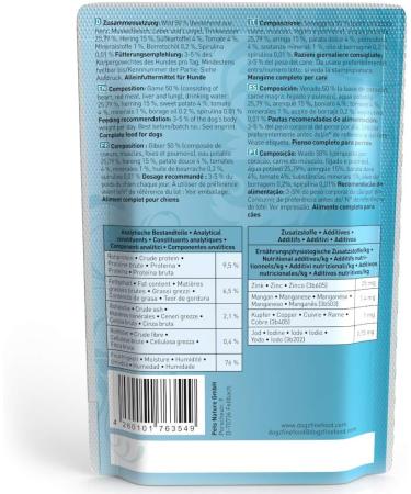 Dogz Finefood Wet Dog Food - No. 12 Wild & Herring | Grain-Free Sugar-Free High Meat Content | 12 x 100g Bags - Ideal for Dogs & Puppies - Buy Online on GoSupps.com