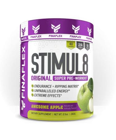 STIMUL8 Original Super Pre Workout - Apple Blast - 40 Servings | Best Energy & Focus Boost - Buy Online on GoSupps.com