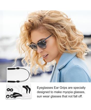 Healvian 17pcs Silicone Eyeglass Temple Tips - Anti-Slip Holder & Ear Grip Hooks for Glasses & Sunglasses - Buy Online on GoSupps.com