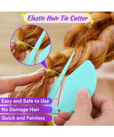 Colorful Hair Rubber Bands Set (2240Pcs) with Hair Tie Cutter - 28 Colors Elastic Ties for Kids & Toddlers - Hair Accessories Kit - Buy Online on GoSupps.com
