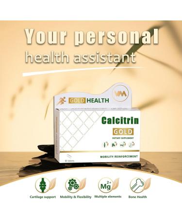 XCFXCF Calcitrin Gold Dietary Supplement - Mobility & Bone Strength Support Joint Strength Supplement Suitable for Men Elderly and Women 60 Tablets (1pc) - Buy Online on GoSupps.com