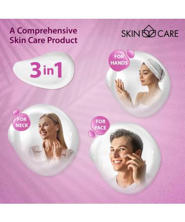 Skin Care 3-in-1 Retinol Moisturizing Cream for Face Neck and Hands for All Skin Types - Delicate and Easily Absorbed Daily Cream - (500 ml) - Buy Online on GoSupps.com
