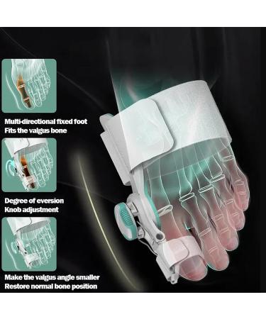 Hallux Valgus Corrector - Adjustable Toe Separator & Straightener for Effective Toe Alignment - Buy Online on GoSupps.com