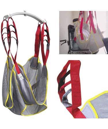 Lift Toileting Sling Large Mesh Sling for Shower Home Use Electric Transfer Belt with Head Support and Commode Opening Handicap Commode Full Body Sling 0627 - Buy Online on GoSupps.com