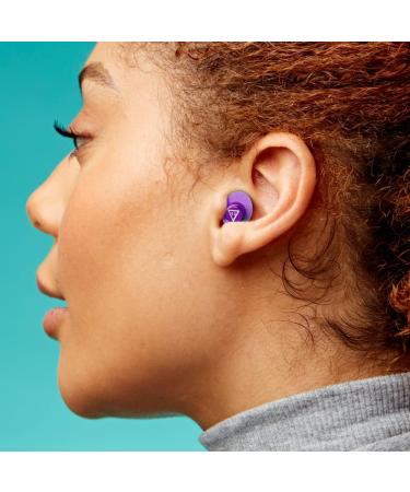 Flare Earshade Earplugs - Noise Blocking in Aerospace Aluminium & Memory Foam - Violet | International Shipping - Buy Online on GoSupps.com