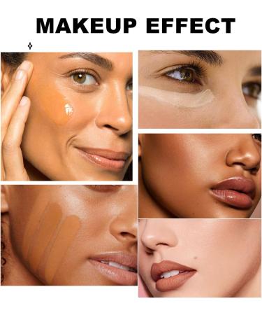 Matte Concealer Natural Matte Finish Freckles Tear Gap Nose Shadow Contour Stick 24h Full Coverage Matte Finish-12ml/0.14oz (02#) - Buy Online on GoSupps.com