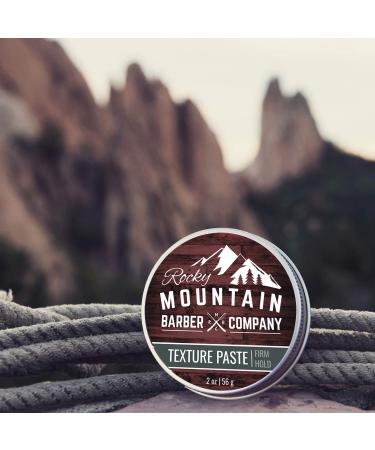 Rocky Mountain Barber Co. Hair Paste for Men - Pliable Light-Firm Hold - Shine-Free Matte Finish - 2 oz - Buy Online on GoSupps.com