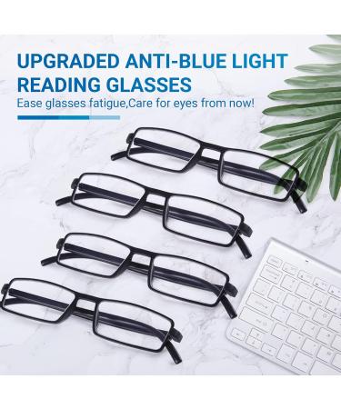 TERAISE Unisex Reading Glasses (Pack of 4) 2.0X - Stylish Lightweight & Durable Vision Solutions for All - Buy Online on GoSupps.com