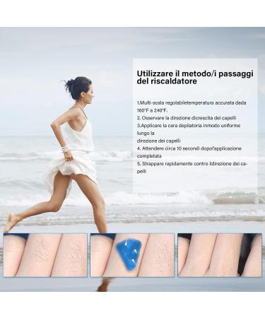 Ultimate Waxing Kit: Electrical Wax Warmer & 4x100g Wax for Effortless Hair Removal - Complete Set with 20 Scrapers - Buy Online on GoSupps.com