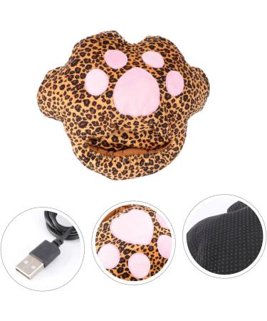 Galpada USB Foot Warmer - Portable Heating Shoes for Men & Women - Electric Foot Warmers - Leopard Design - 33x28cm - Buy Online on GoSupps.com
