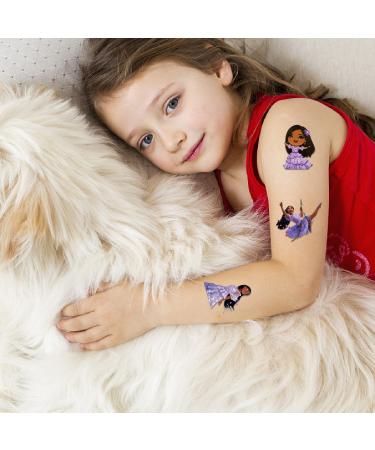 Encanto Isabella Birthday Party Supplies - 34Pcs Temporary Tattoos, Skin Safe Fake Tattoo Stickers for Gifts - Add Magic to Your Look! - Buy Online on GoSupps.com