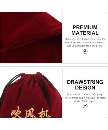 FOMIYES 3 Pcs Hair Dryer Storage Bag Travel Wine Bag Hair Dryer Drawstring Bags Cloth Hair Dryer Bag Toolkit - Buy Online on GoSupps.com
