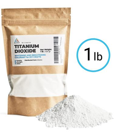 Pure Titanium Dioxide for Soap Making - Whitening Colorant for DIY Crafts - Titanium Dioxide Powder - Buy Online on GoSupps.com