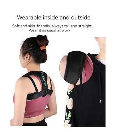 Back Brace Posture Corrector | Lumbar & Shoulder Support for Improved Posture | Unisex Size L (Black) - Enhance Comfort & Alignment - Buy Online on GoSupps.com