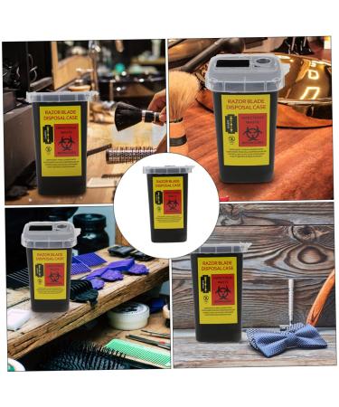 FOMIYES 4pcs Blade Storage Box - Stylish Plastic Trash Can with Mother of Pearl Shell Finish | Ideal for Organized Storage & Home Decor - Buy Online on GoSupps.com