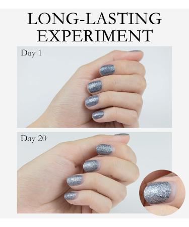 Long Lasting Halloween Black Nail Polish Strips - 20 Gel Nail Wraps | Easy Apply & Remove Salon Quality Nail Stickers - Buy Online on GoSupps.com