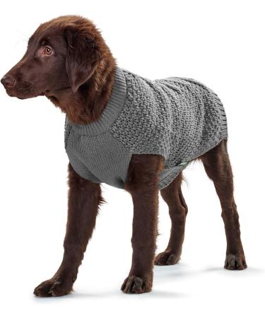 HUNTER Malm Grey Dog Sweater - Stylish Warm & Comfortable | International Shipping Available - Buy Online on GoSupps.com