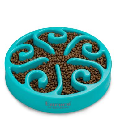 Euroca Feeder Slow Dog Bowl Slow Feeders Bowls Dish for Medium & Large Dogs Maze Interactive Puzzle Bowls Prevents Canine Obesity & Bloat Anti-Choking Dog Bowl (Blue Large) Large Blue