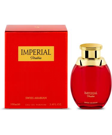 Imperial Arabia 100ml an Aromatic Unisex Oud Wood Parfum for Men and Women with sultry Spices Leather and Incense by perfume artisan Swiss Arabian - Buy Online on GoSupps.com