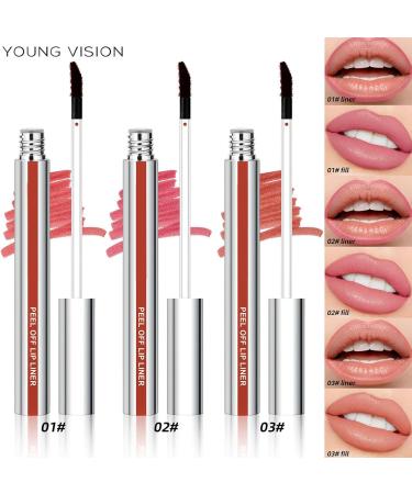  WJnflQN Lip Liner - 3 Pieces Anti-Smear Shiny Lip Pencil - Makeup Pencil for Women Girls Teens Christmas Wife Mother's Day Friends Family Sister Sa - Buy Online on GoSupps.com