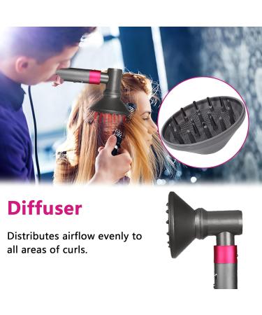 Diffuser and Adapter for Dyson Airwrap Styler for Airwrap Styler in a Hairdryer Combination Hairdryer Accessories Adapter for Dyson Easy to Install (1 Diffuser 1 Adapter) - Buy Online on GoSupps.com