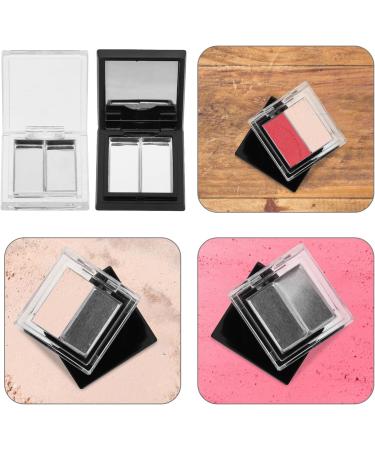 BETOOKY 2 Aluminum Makeup Palettes Dual Color Refillable Eyeshadow Lipstick Compact Durable for Blush Highlighter Contour for Travel DIY Face Paint - Buy Online on GoSupps.com