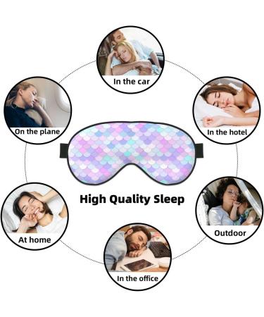 Rainbow Scales Sleep Mask | Adjustable Double-Sided Eye Cover | Soft Sleeping Eye Shades for Perfect Shading & Reduced Eye Edema - International Shipping Available - Buy Online on GoSupps.com
