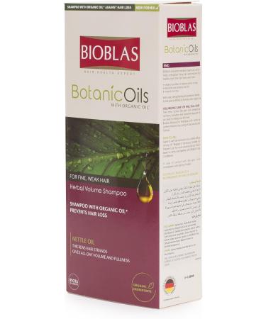 Nettle Shampoo for fine and weak hair with nettle oil - dermatologically tested anti-hair loss shampoo for women and men with organic oil 360 ml | by Bioblas Botanic Oils - Buy Online on GoSupps.com