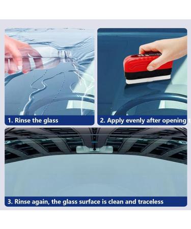 Arhdcompuly Automotive Oil Film Cleaning Brush Automotive Oil Film Cleaning Brush 2024 New Car Glass Oil Film Cleaner Coating for Windshield Oil Film Remover for Car Window for All Vehicles (2pcs) - Buy Online on GoSupps.com