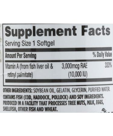 Whole Foods Market Vitamin A 10K IU 100 Softgels - High-Potency Supplement for Immune Health - Buy Online on GoSupps.com
