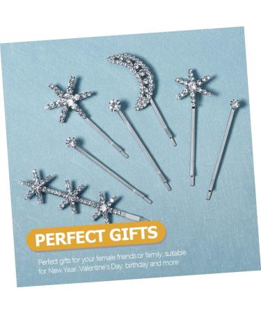 MAGICLULU 5 Sets Fringe Bobby Pin Womens Barrettes for Hair Barrettes for Women Hair Clips for Teen Girls Metal Hair Barrettes Hair Accessory for Women Korean Rhinestone Issue Card - Buy Online on GoSupps.com