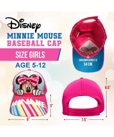 Disney Minnie Mouse Girls Pink Baseball Cap - Officially Licensed - Buy Online on GoSupps.com