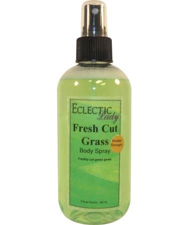Fresh Cut Grass Body Spray (Double Strength) 8 ounces Body Mist for Women with Clean Light & Gentle Fragrance Long Lasting Perfume with Comforting Scent for Men & Women Cologne with Soft Subtle 8 Fluid Ounces (Double Strength)
